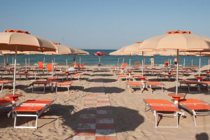 La spiaggia privata